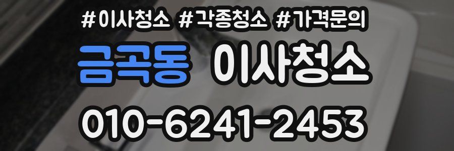 금곡동 이사청소