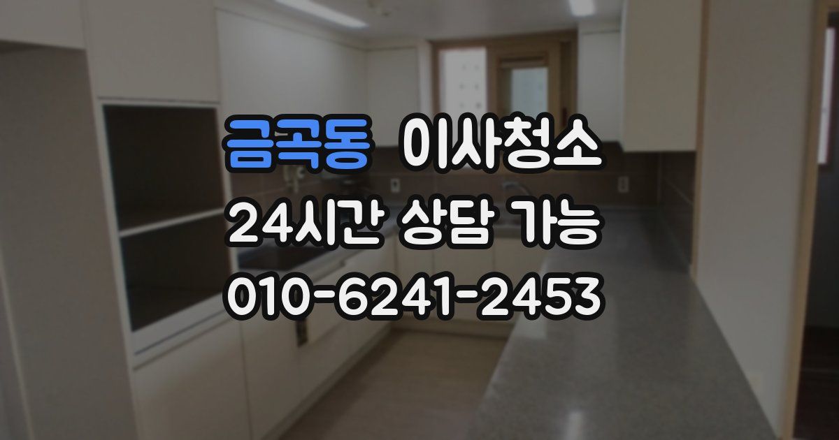 금곡동 입주청소