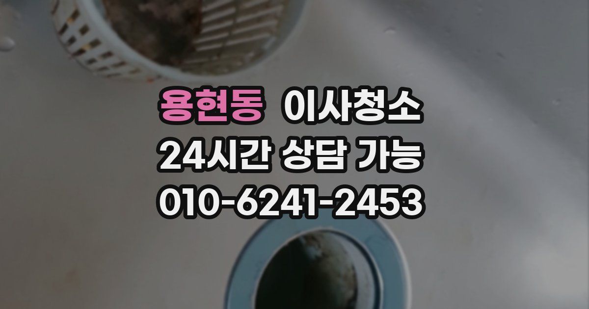 용현동 입주청소