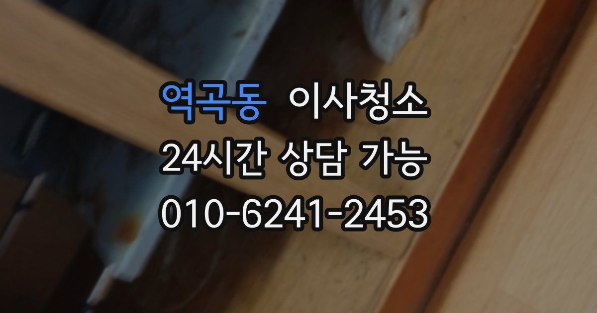 역곡동 입주청소