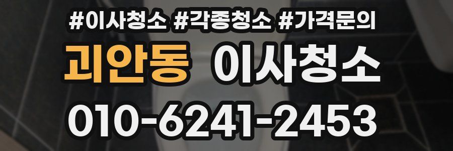 괴안동 이사청소