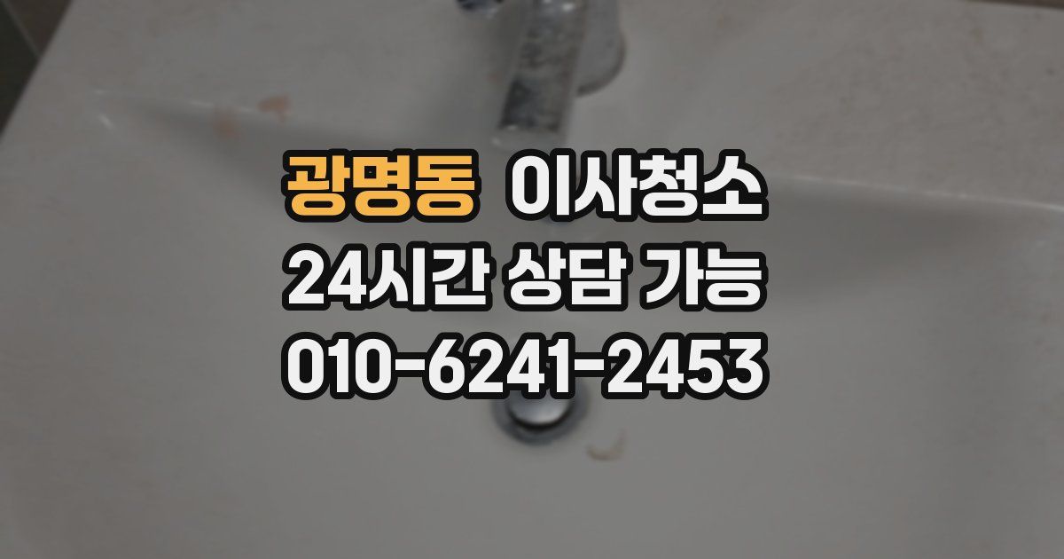광명동 입주청소