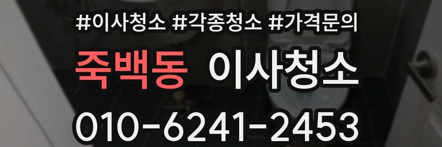 죽백동 이사청소