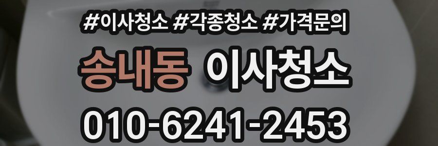 송내동 이사청소