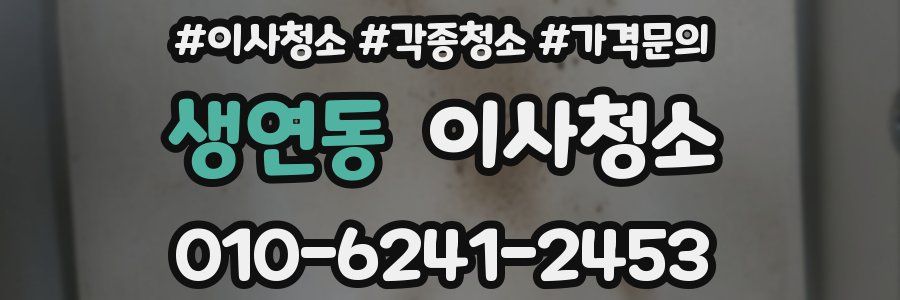 생연동 이사청소