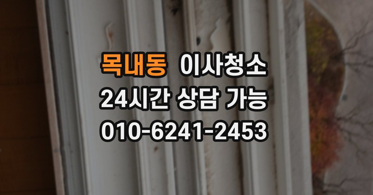 목내동 입주청소