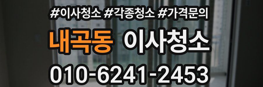 내곡동 이사청소