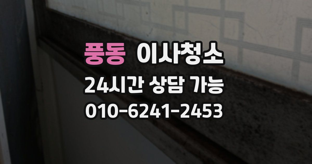 풍동 입주청소