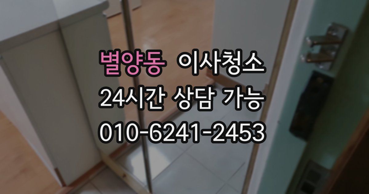 별양동 입주청소