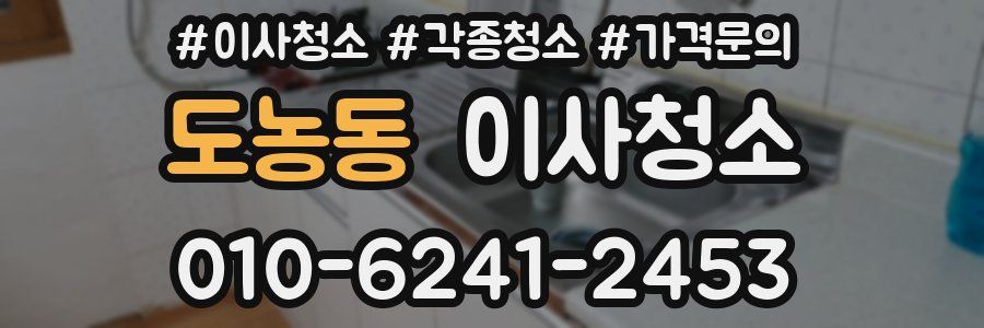 도농동 이사청소