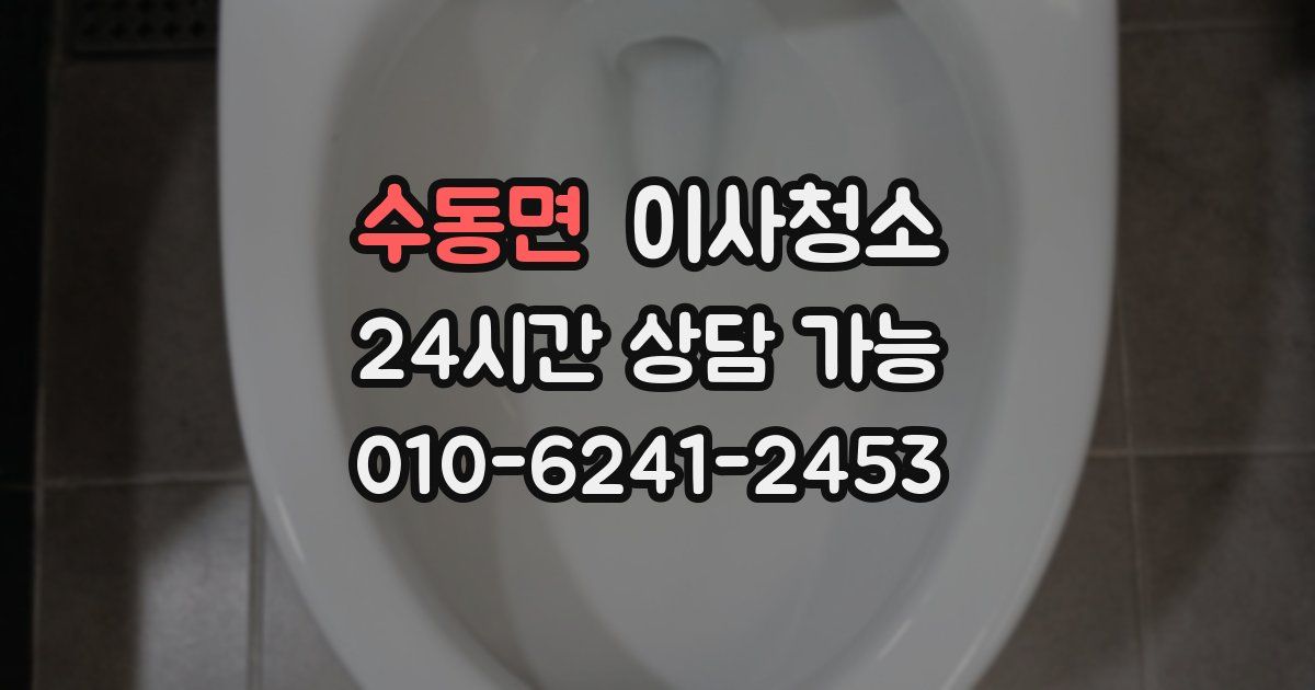 수동면 입주청소