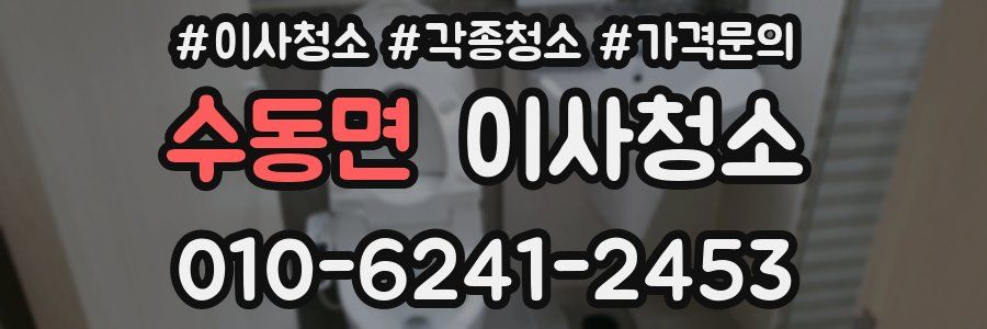 수동면 이사청소