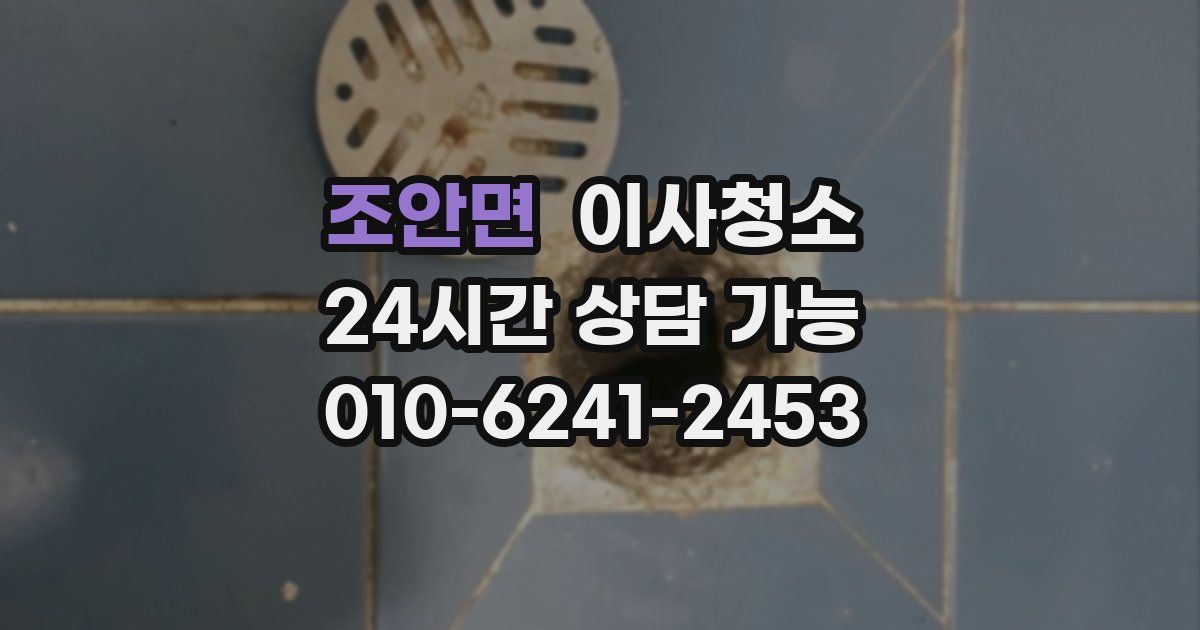 조안면 입주청소