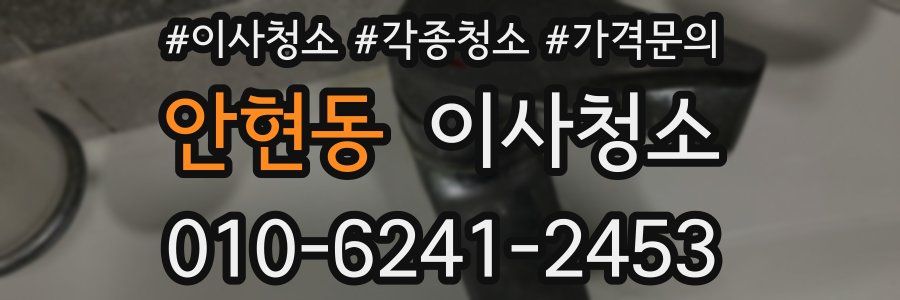 안현동 이사청소