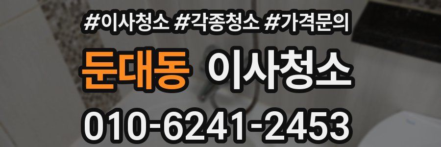 둔대동 이사청소