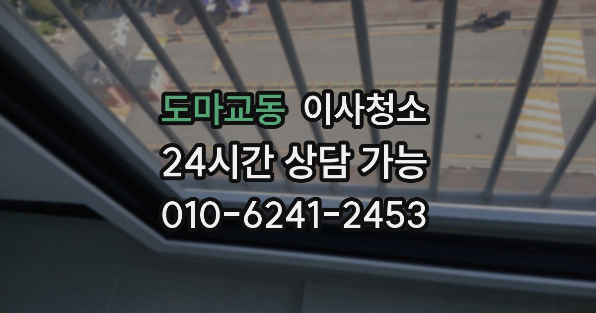 도마교동 입주청소