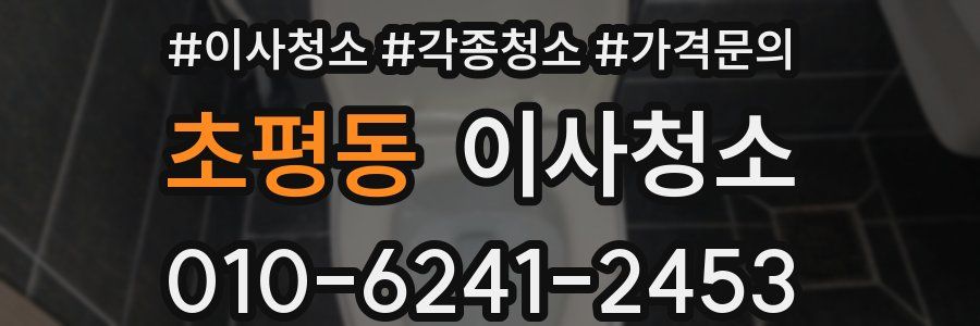 초평동 이사청소