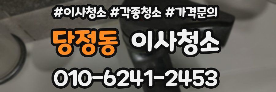 당정동 이사청소