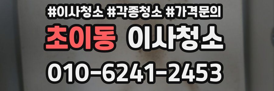 초이동 이사청소