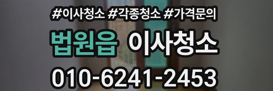 법원읍 이사청소