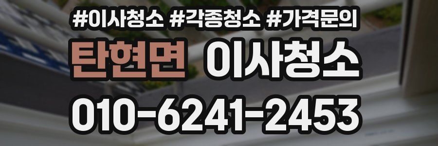 탄현면 이사청소