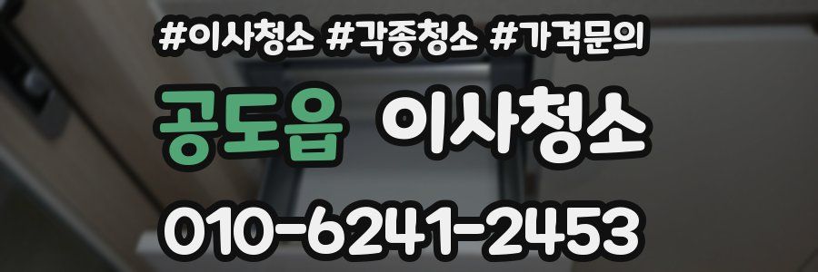 공도읍 이사청소