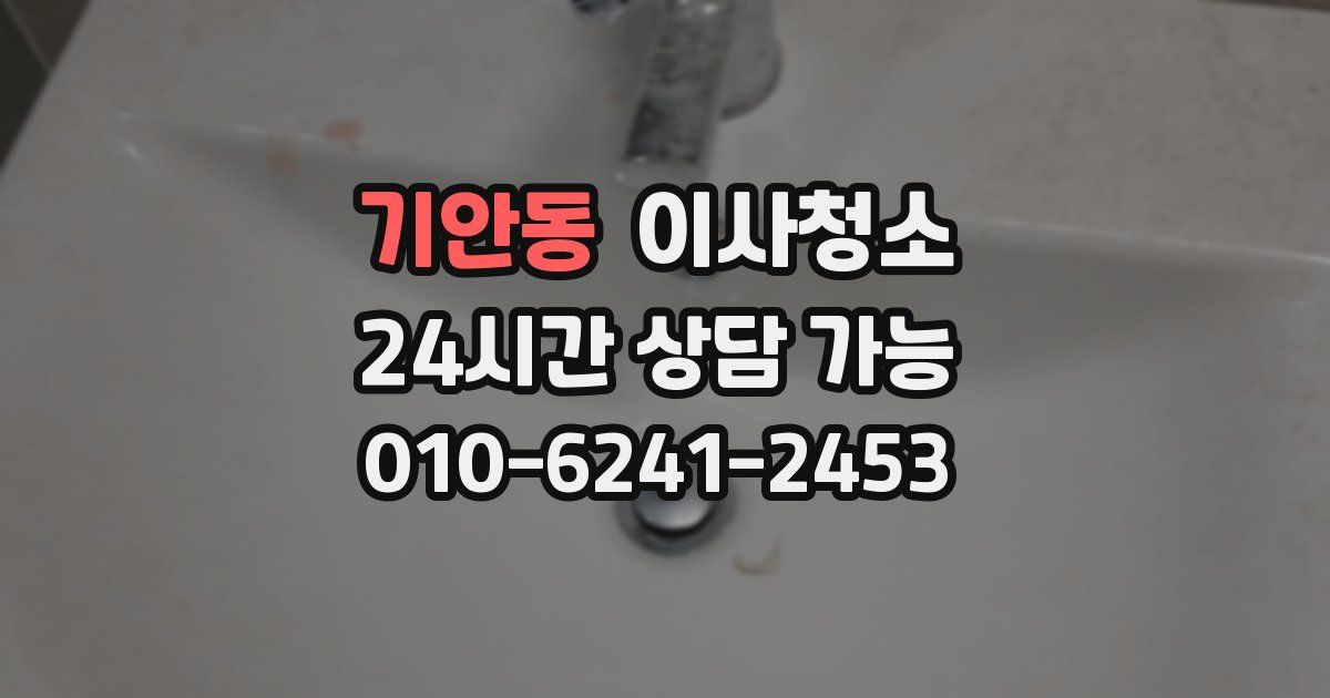 기안동 입주청소