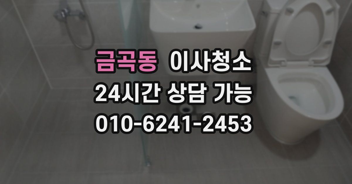 금곡동 입주청소