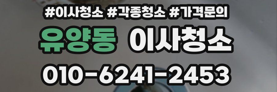 유양동 이사청소
