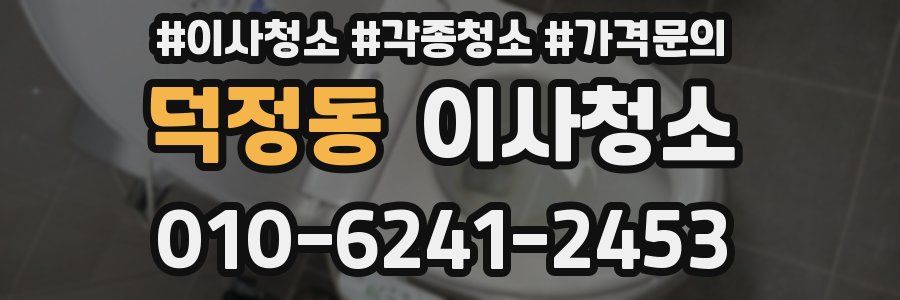 덕정동 이사청소