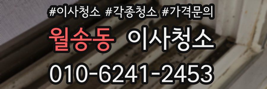 월송동 이사청소