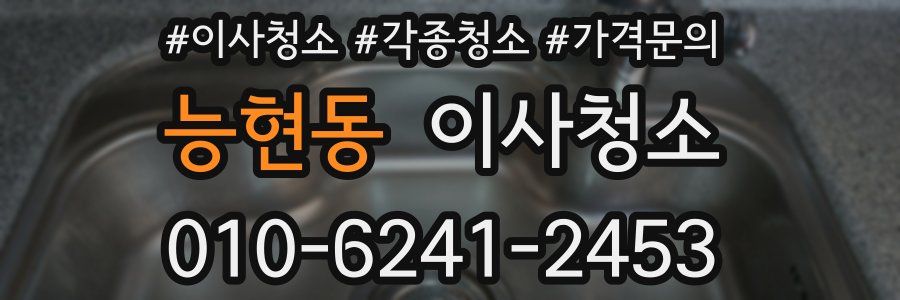 능현동 이사청소