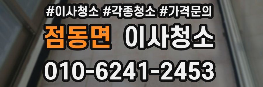 점동면 이사청소