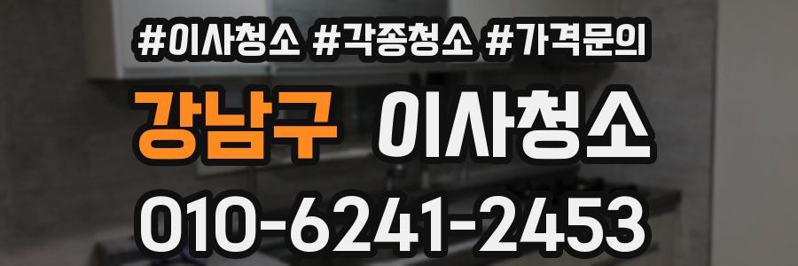 강남구 이사청소