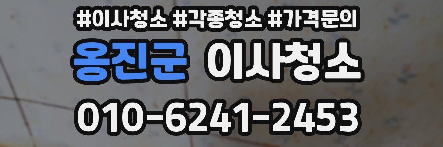 옹진군 이사청소