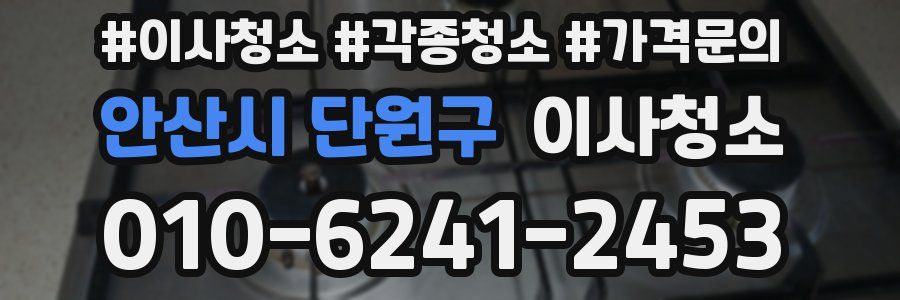 안산시 단원구 이사청소