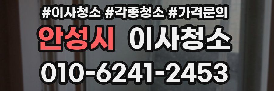 안성시 이사청소