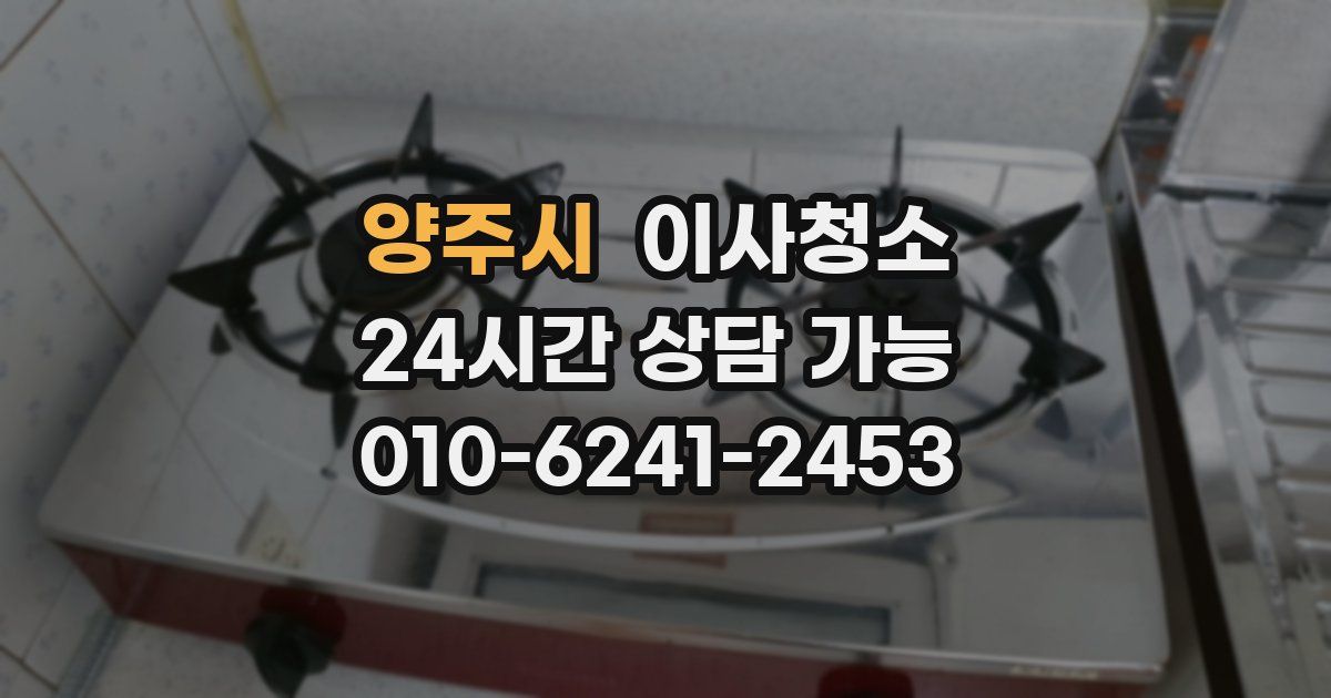 양주시 입주청소