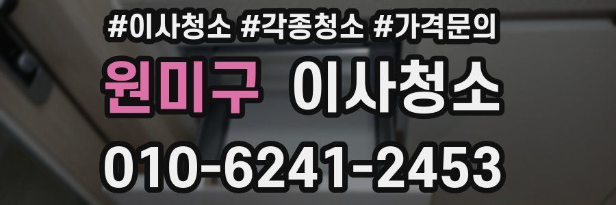 원미구 이사청소
