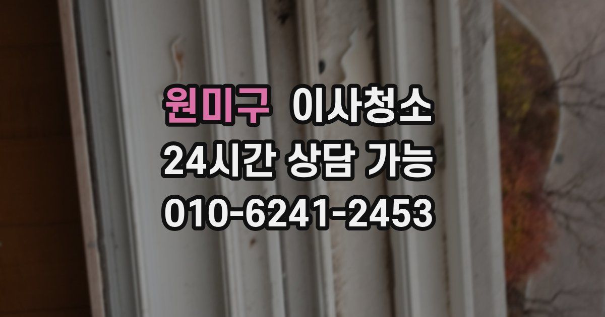 원미구 입주청소