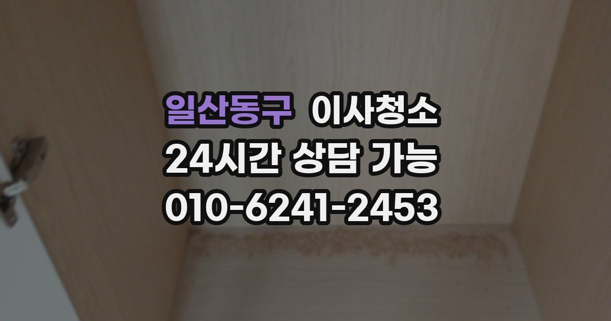 일산동구 입주청소