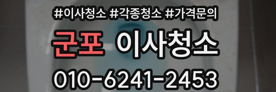 군포 이사청소