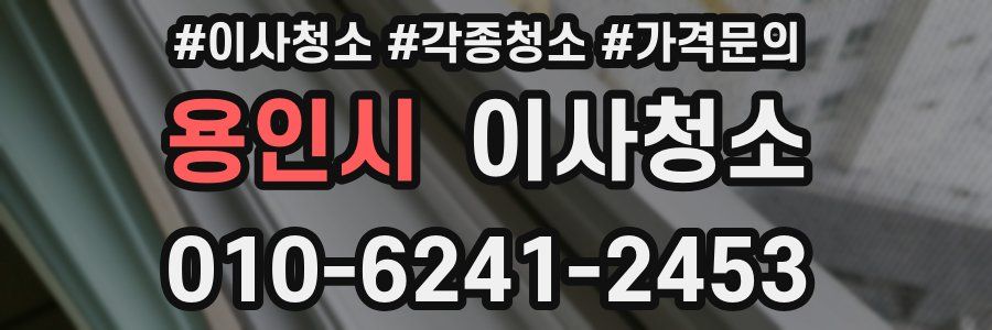 용인시 이사청소