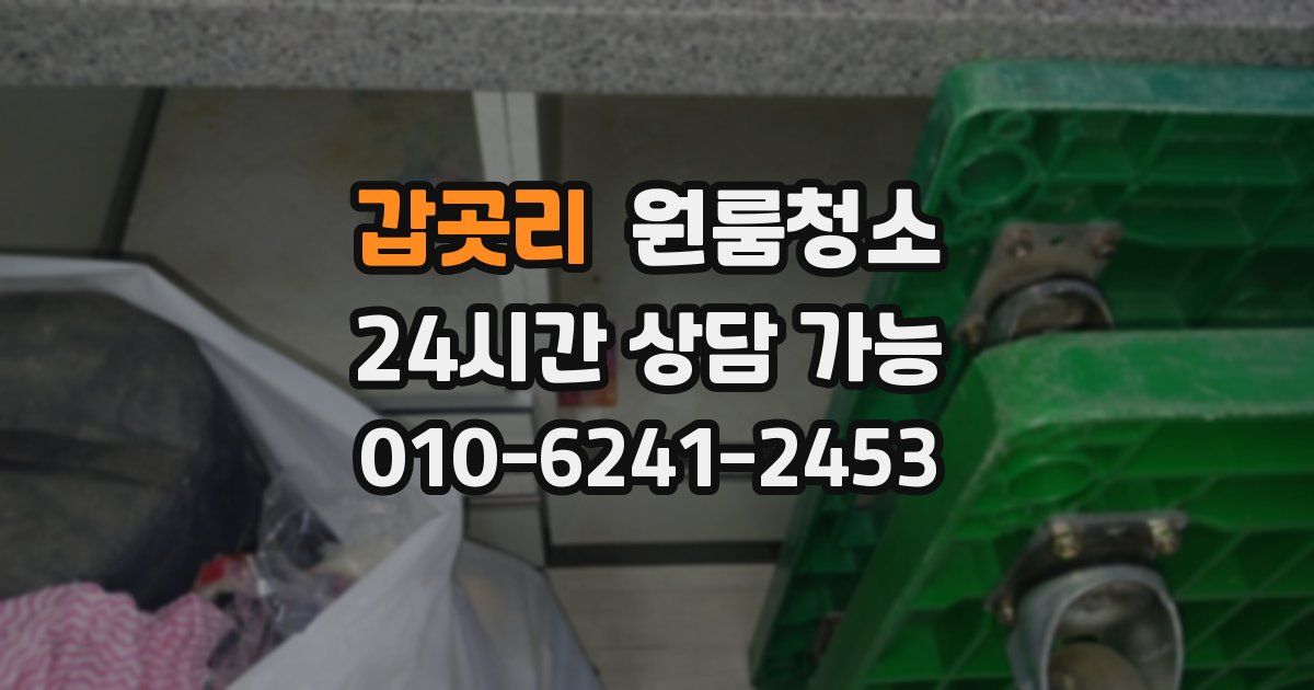 갑곳리 입주청소