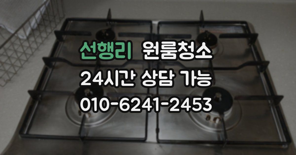 선행리 입주청소