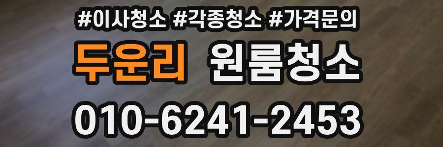 두운리 이사청소