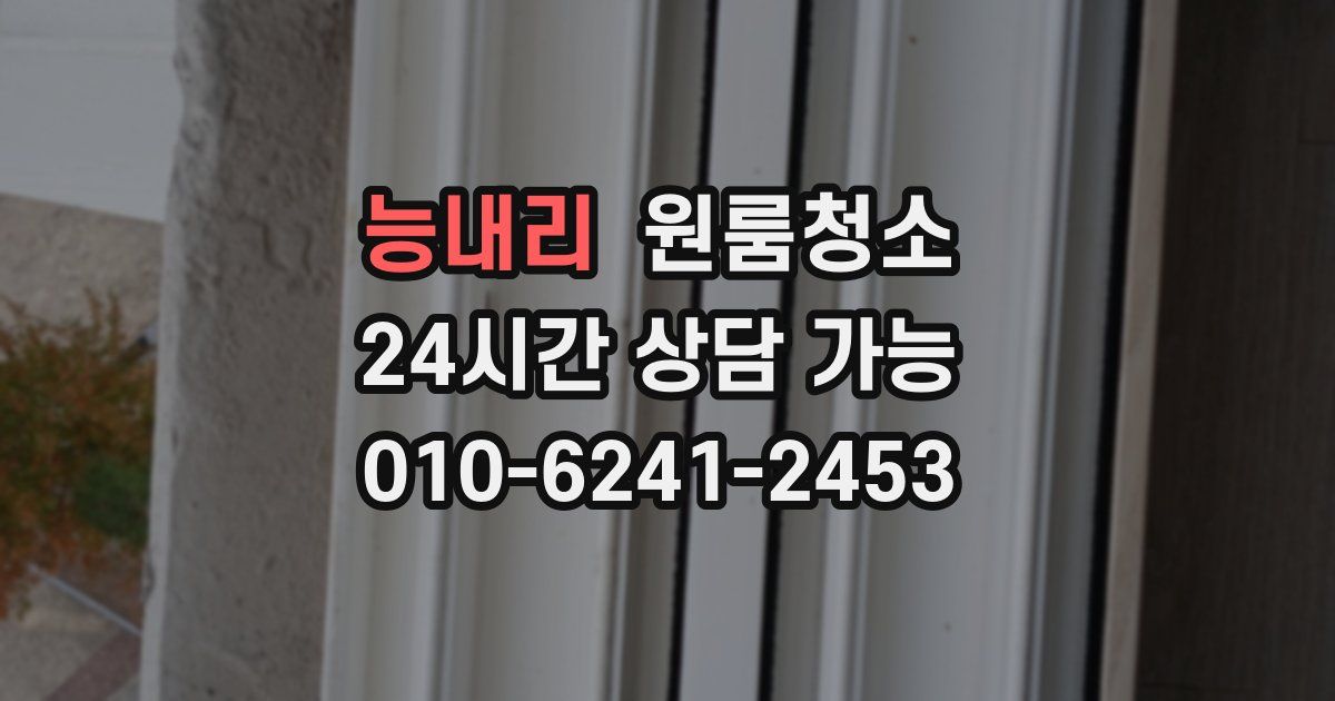 능내리 입주청소