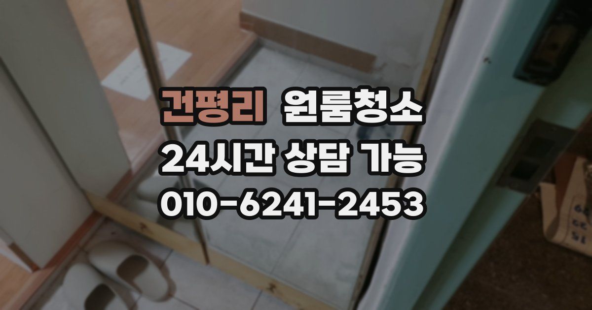 건평리 입주청소