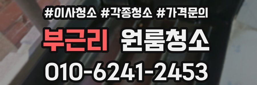 부근리 이사청소