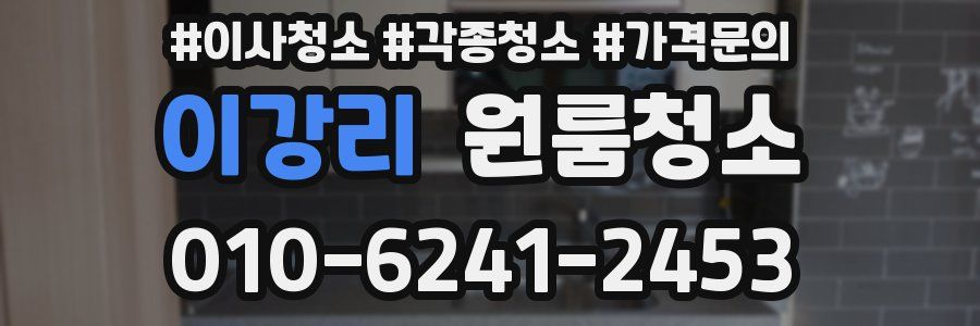 이강리 이사청소